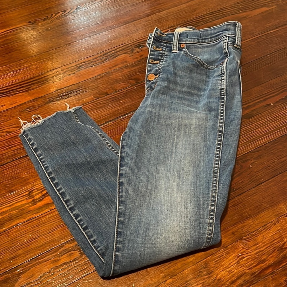 Madewell Womenโs High Waisted Skinny Jeans Size 27